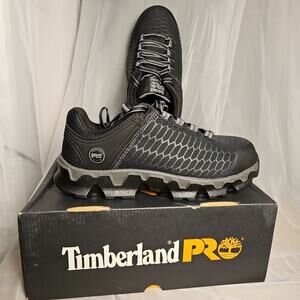 Timberland PRO Powertrain Sport Alloy Toe EH Work Shoes Black Slip Resistant